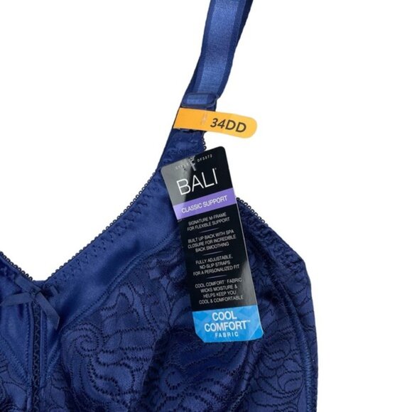 NWT BALI Double-Support Spa Closure Wire-Free Bra Sz 34DD - Picture 6 of 9